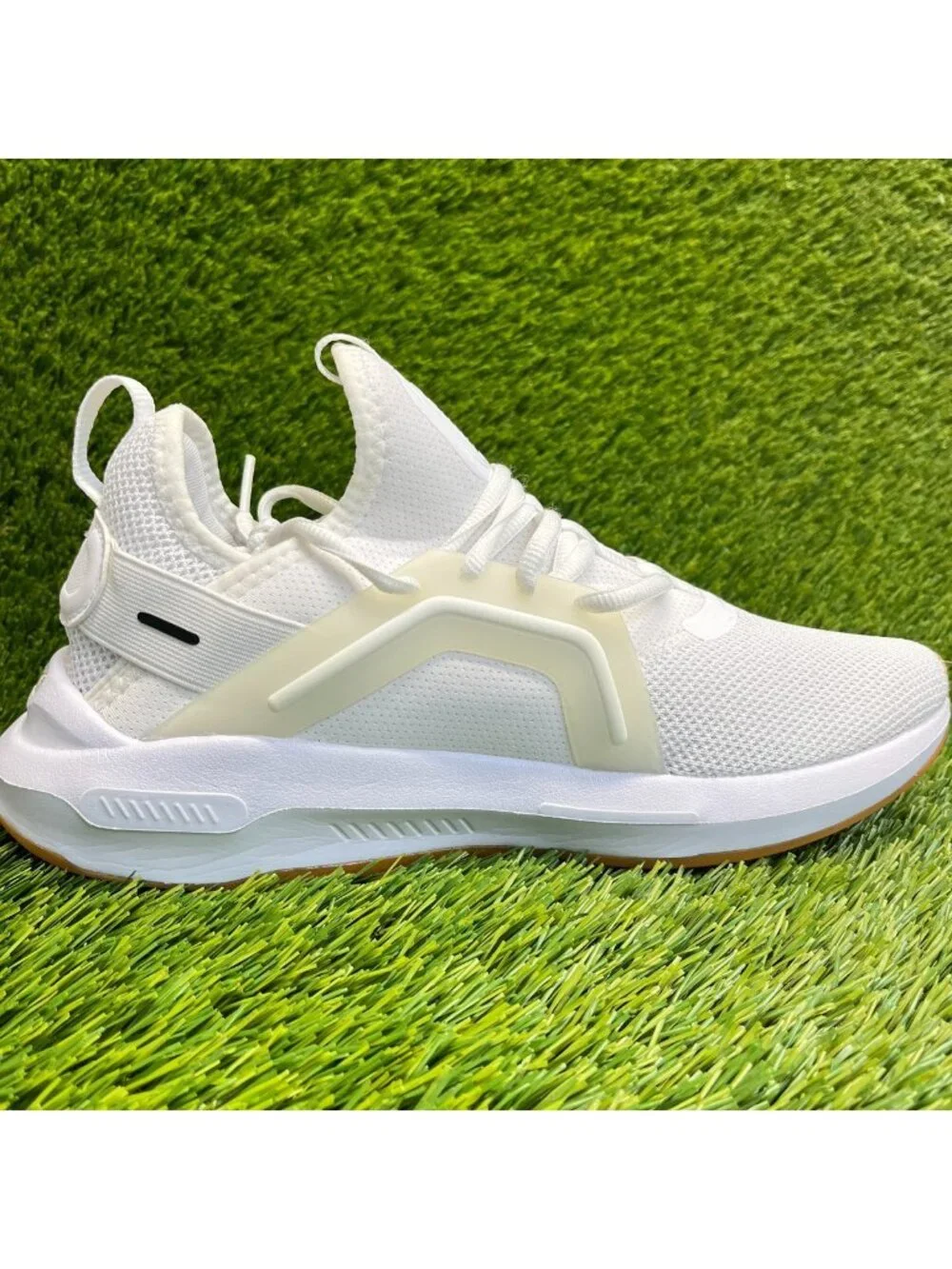 Puma Softride Enzo 5 Mens Size 7 White Athletic Running Walking Shoes Sneakers